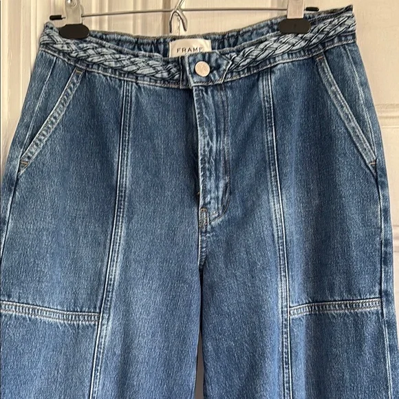 Frame Denim High Rise Blue Jeans - Picture 6 of 14